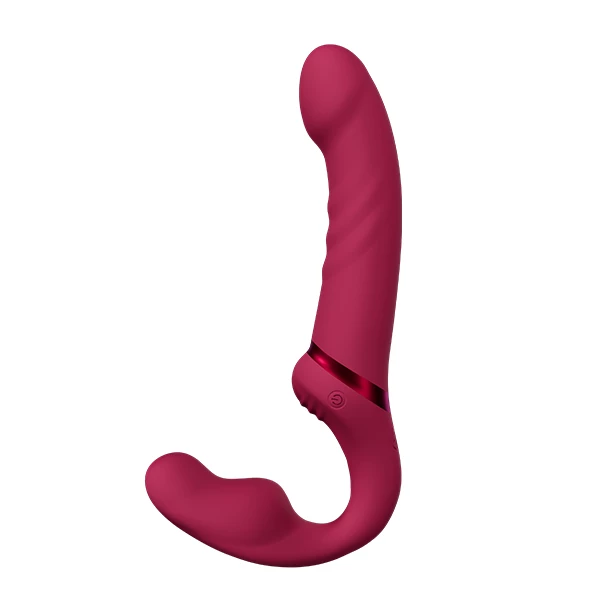 Lovense Lapis - Flexibilní dvojitý vibrátor Strap On