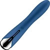 Satisfyer Spinning Vibe blue 1 - Wibrator Klasyczny z funkcją rotacji, Niebieski
