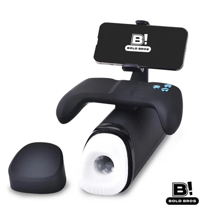 Bold Bros Conty Game Controller - Masturbátor s funkcí vibrace, tlačení a ohřívání