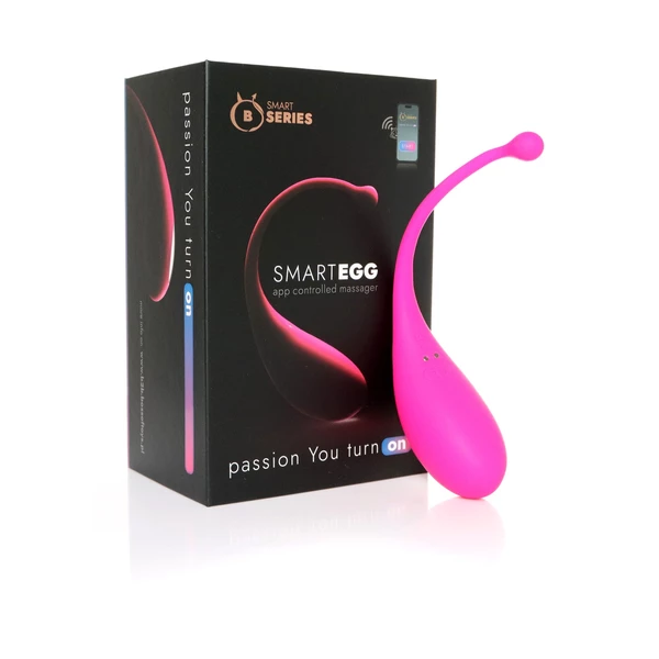B Series Smart egg - Aplikací ovládaný vibrátor na vajíčka, růžový