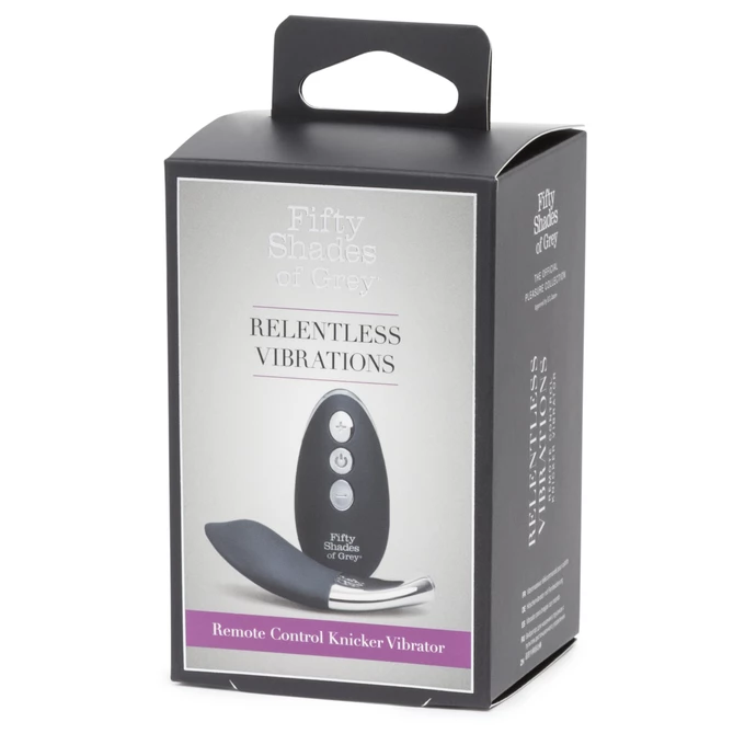 Fifty Shades of Grey Relentless VibrationsRemote Knicker Vibrator- Wibrator łechtaczkowy do bielizny z pilotem, Czarny