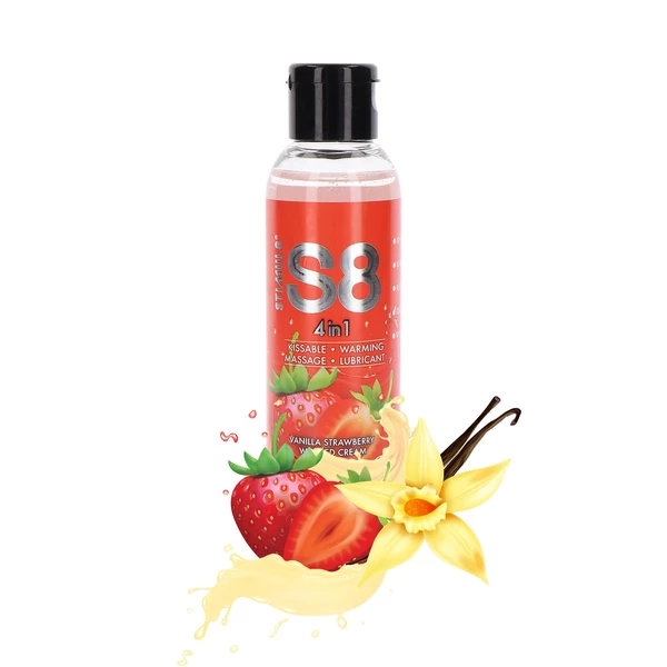 Stimul8 S8 4 In 1 Dessert Lube 125Ml Strawberry - Lubrykant truskawkowy
