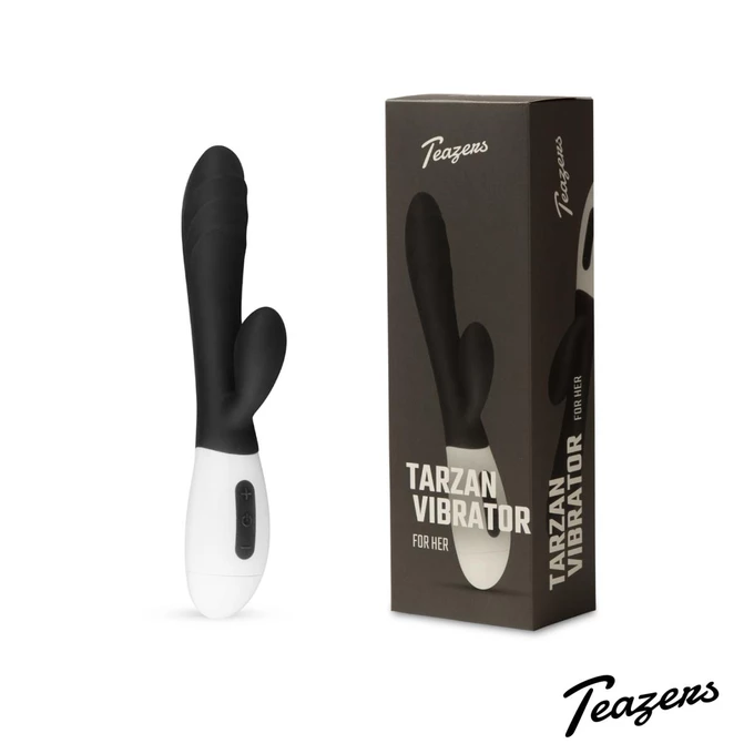 Teazers Tarzan Vibrator - Vibrátor Bunny, černý