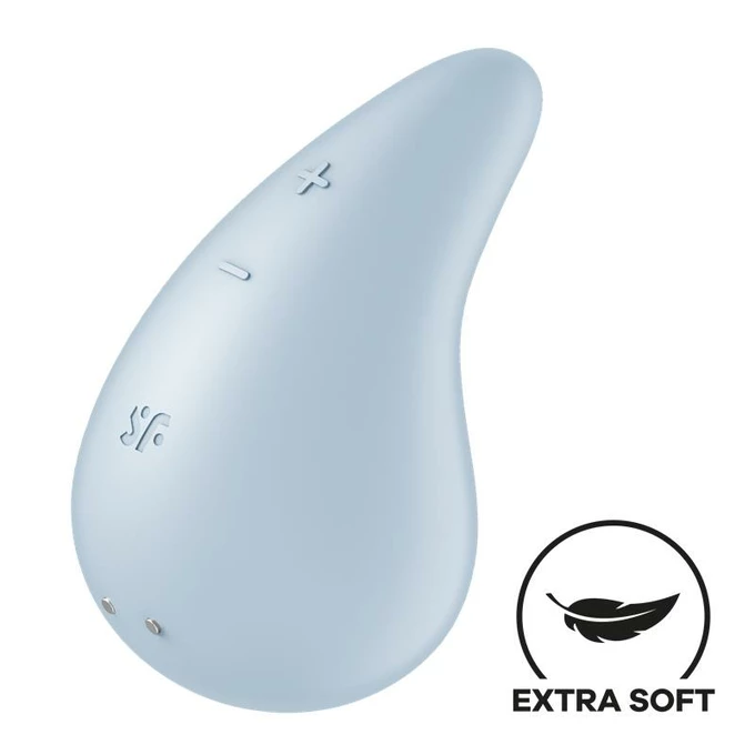 Satisfyer Dew Drop, Super Soft - Vibrátor na klitoris, Modrý