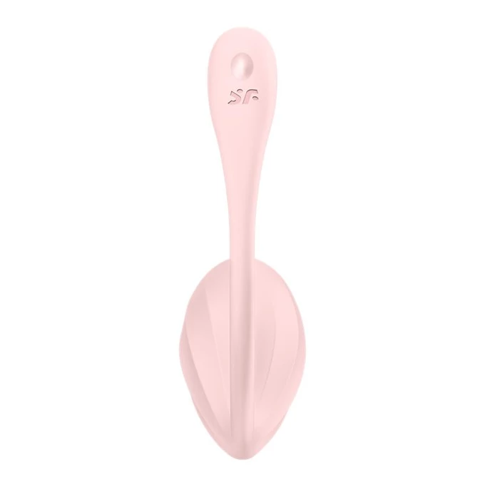 Sada Satisfyer Ribbed Petal - Vibrační vajíčko + lubrikant + dezinfekční sprej