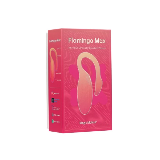 Magic Motion Flamingo Max - Wibrujące jajeczko sterowane aplikacją, pomarańczowe