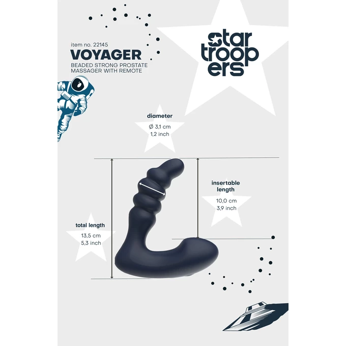 Dream toys Startroopers Voyager - Masażer prostaty sterowany pilotem