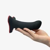 Fun Factory Amor - Dildo 13 cm, černá a červená s přísavkou