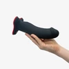 Fun Factory The Boss - Dildo 18 cm, černá a červená s přísavkou