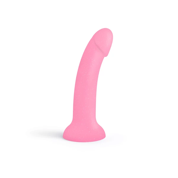 Love to Love Dildolls Glitzy - Klasické dildo s přísavkou, s třpytkami