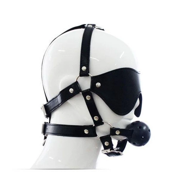 Toyz4lovers Imbracatura Per Viso Con Maschera - Maska bdsm z kneblem