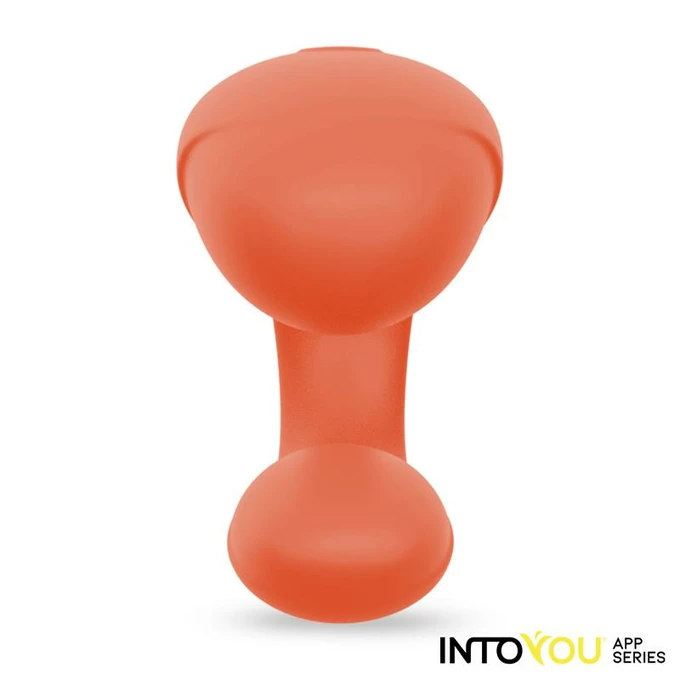 IntoYou Couple toy - Elastyczne, wibrujące jajeczko sterowane aplikacją, Koralowe