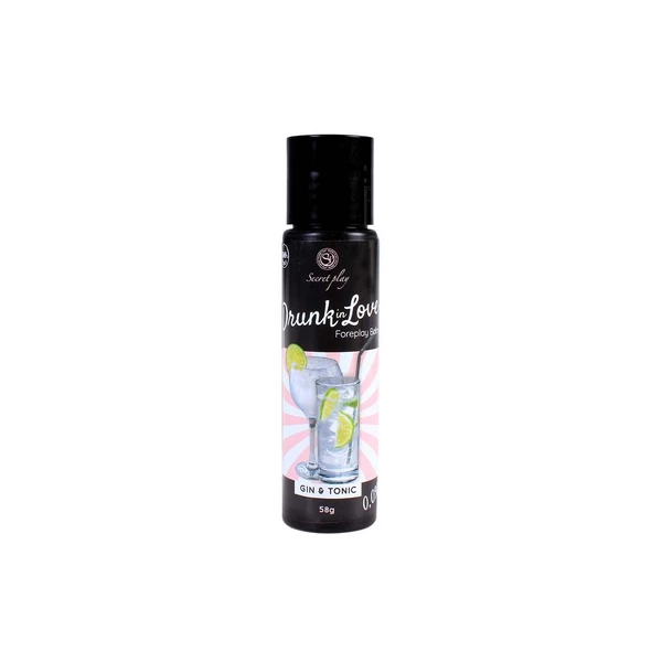 Secret Play Gin&amp;Tonic gel - Krémový gel s příchutí gin s tonikem, 60 ml