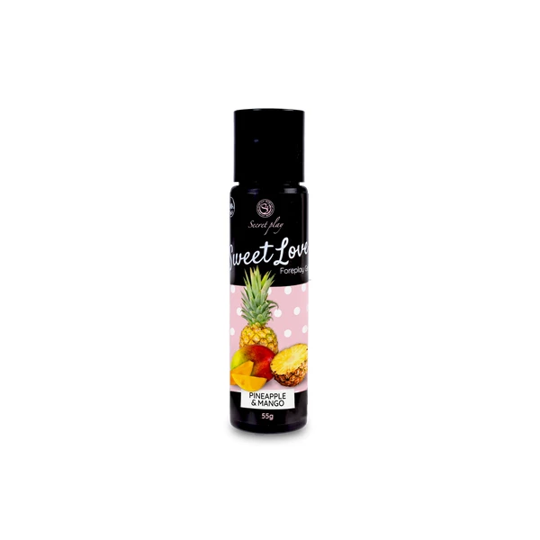 Secret Play Mango&amp;Pineapple gel - Krémový gel s příchutí manga a ananasu, 60 ml