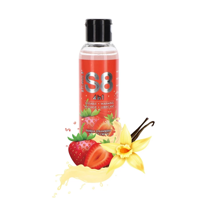 Stimul8 S8 4 In 1 Dessert Lube 125Ml Strawberry - Lubrykant truskawkowy