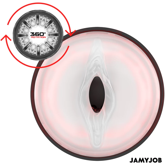 JAMYJOB Cyclone Storm - Automatický masturbátor s funkcí sání a pulzace