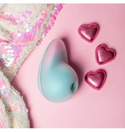 Satisfyer Pixie Dust, Pink Mint - Vibrátor na klitoris, růžovo-mátový