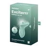 Satisfyer Exciterrr Mint - Wibrator typu Lay-On, z ruchomą kulką stymulującą łechtaczkę