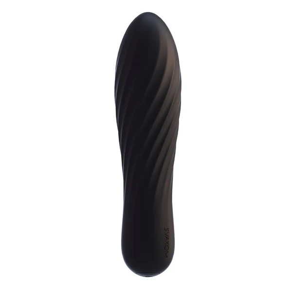 Svakom Tulip Black - miniwibrator, Czarny
