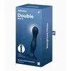 Satisfyer Double Ball-R - Klasické dildo s přísavkou, Tmavě modré