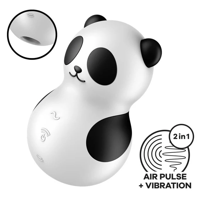 Satisfyer The Pocket Panda - Sonický klitorální vibrátor s dalšími vibracemi