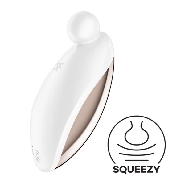 Satisfyer Spot on 2 - Klitorální vibrátor typu Lay-on, Bílý