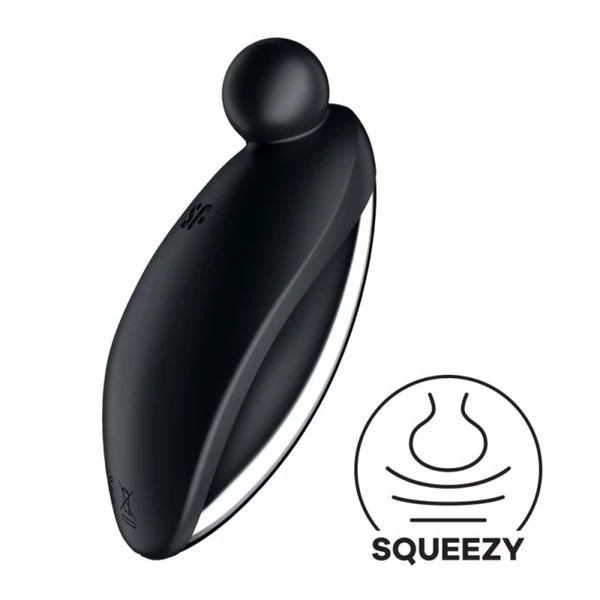 Satisfyer Spot on 2 - Klitorální vibrátor typu Lay-on, Černý