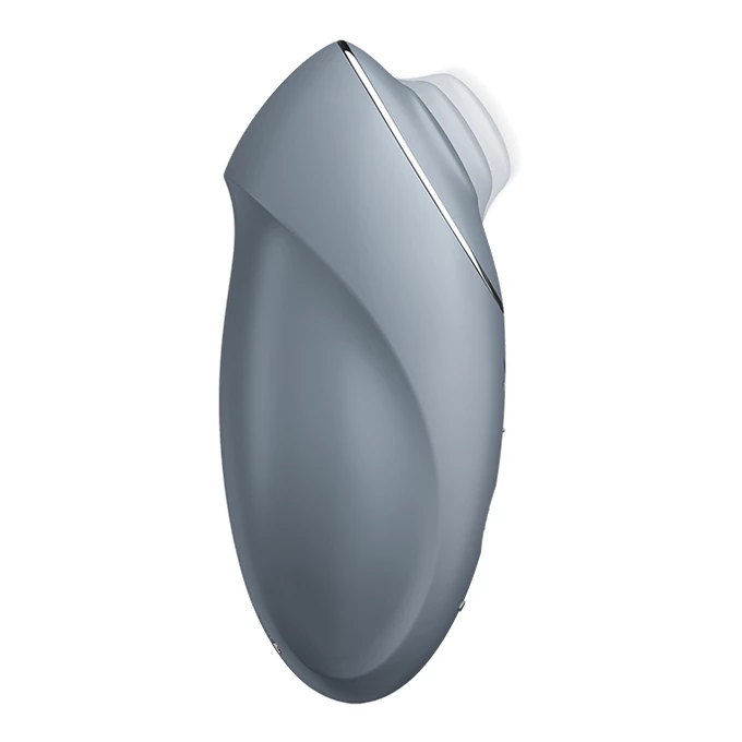 Satisfyer Tap &amp; Climax 1 Blue - Grey - Klitorální vibrátor, Modro-šedý