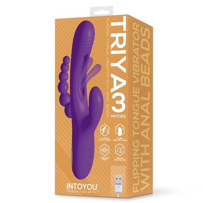 Intoyou Triya Vibe - Wibrator králíček, pro trojitou stimulaci