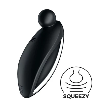 Satisfyer Spot on 2 - Wibrator łechtaczkowy typu Lay-on, Czarny