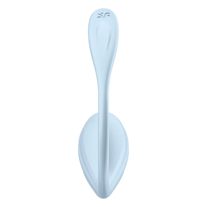 Satisfyer Smooth Petal - Vibrační vajíčko ovládané aplikací, Modré