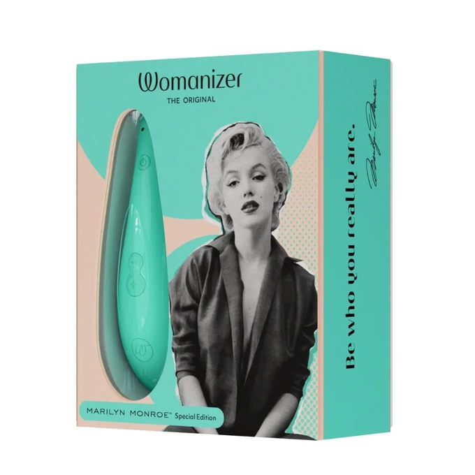 Womanizer Marilyn Monroe Classic 2, Mint - Masážní přístroj na klitoris, mátově zelený