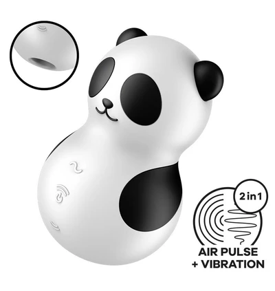 Satisfyer The Pocket Panda - Sonický klitorální vibrátor s dalšími vibracemi