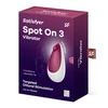 Satisfyer Spot on 3 - Klitorální vibrátor typu Lay-on, Bordó