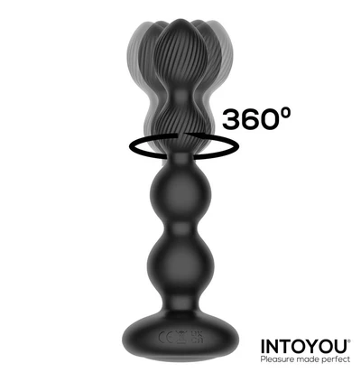 Intoyou Mouve - Anální kolík s funkcí vibrace a vlnění, ovládaný dálkovým ovládáním