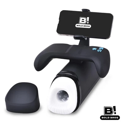 Bold Bros Conty Game Controller - Masturbátor s funkcí vibrace, tlačení a ohřívání