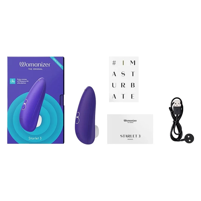 Womanizer Starlet 3 Indigo - Bezkontaktní stimulátor klitorisu, tmavě modrý