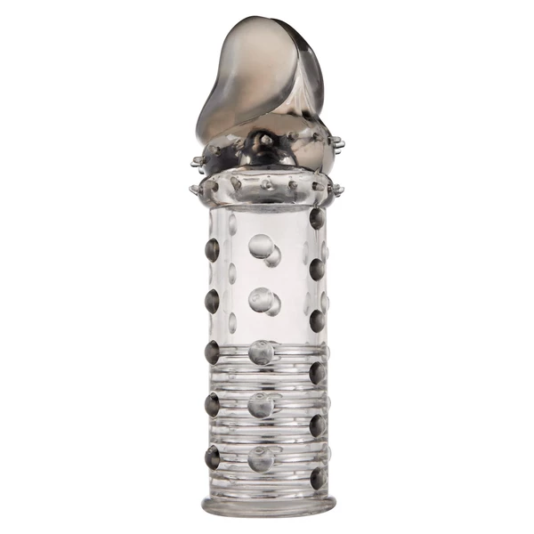 TOYJOY Power Stud Sleeve Grey - Nakładka na penisa, Szary