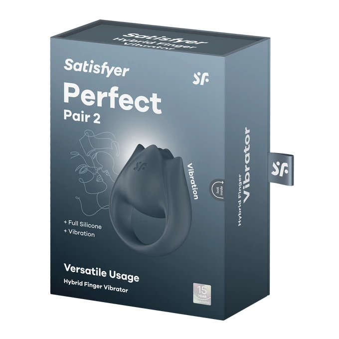 Satisfyer Perfect Pair 2 - Vibrační erekční kroužek pro páry