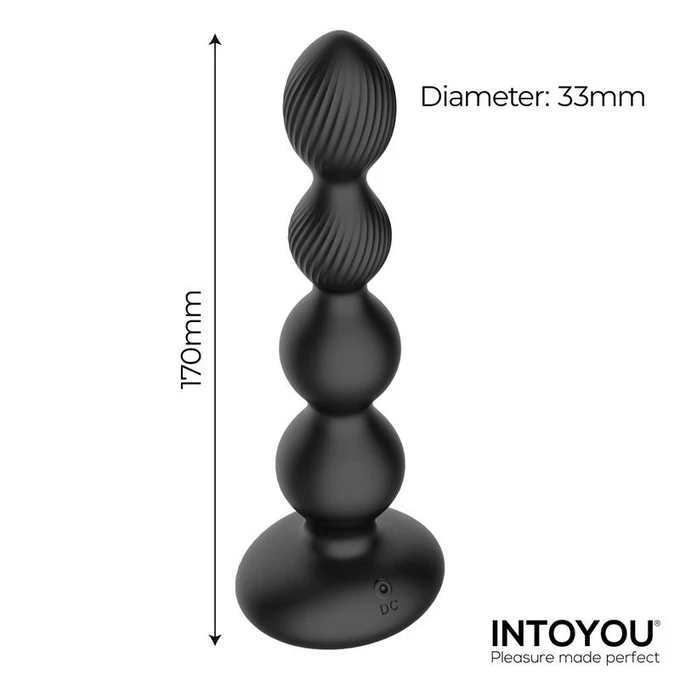 Intoyou Mouve - Anální kolík s funkcí vibrace a vlnění, ovládaný dálkovým ovládáním