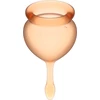 Satisfyer Feel Good Menstrual Cup orange  - Menstruační kalíšek