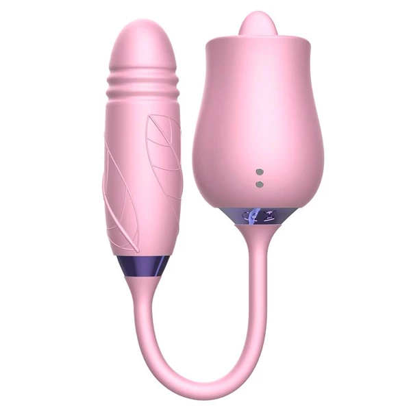 IntoYou Martinella - Dvojitý vibrátor, stimulátor orálního sexu s pulzujícím vajíčkem