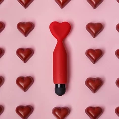 Erospace Sweet Play A14 - Mini vibrátor se špičkou ve tvaru srdce