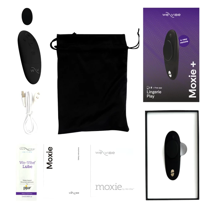 We - Vibe Moxie+ - Vibrátor na klitoris, ovládaný dálkovým ovladačem nebo aplikací