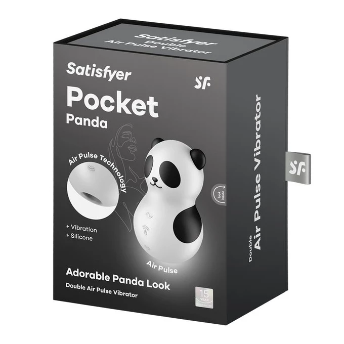 Satisfyer The Pocket Panda - Sonický klitorální vibrátor s dalšími vibracemi