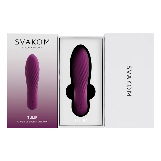 Svakom Tulip Violet - Mini vibrátor, fialový