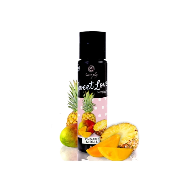 Secret Play Mango&amp;Pineapple gel - Krémový gel s příchutí manga a ananasu, 60 ml