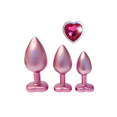 Dream Toys Pearl Pink Plug Set - Sada análních zátěk