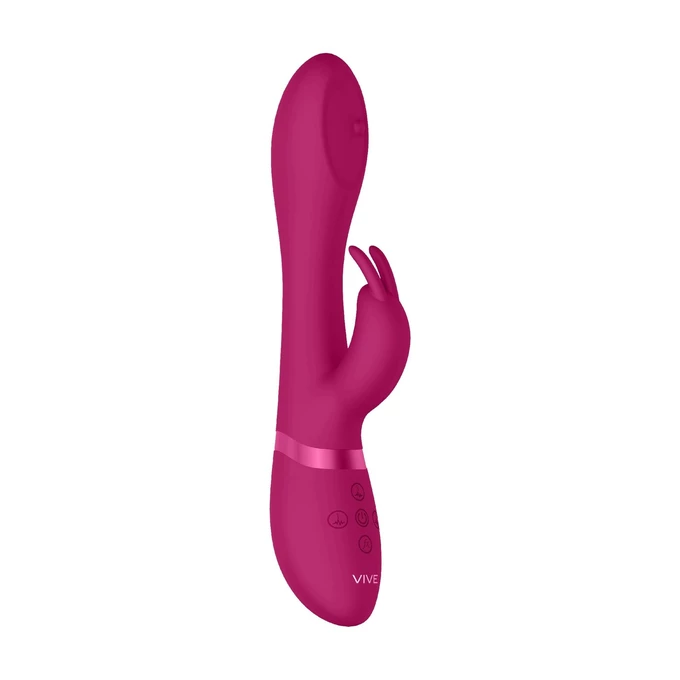 VIve Mira Spinning G Spot Rabbit Pink - Wibrator króliczek z wewnętrzną kulką