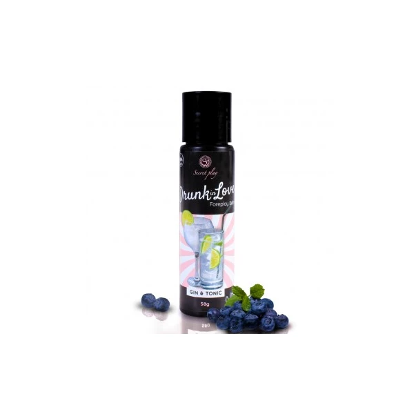 Secret Play Gin&amp;Tonic gel - Krémový gel s příchutí gin s tonikem, 60 ml